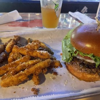 Graffiti Junktion - My burger zucchini fries No zucchini sauce - American Near Me - Jacksonville Beach, Florida