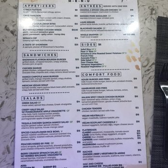 Showman E-Bistro The Restaurant - Food menu. - Mediterranean Near Me - Greenville, Florida Showman E-Bistro The Restaurant - Food menu. - Mediterranean Near Me - Greenville, Florida