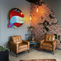 Love Coffee - One of the adorable seating areas