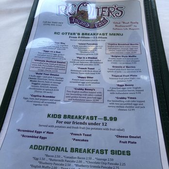 RC Otters Island Eats - Breakfast menu - Breakfast & Brunch Near Me - Captiva Island, Florida RC Otters Island Eats - Breakfast menu - Breakfast & Brunch Near Me - Captiva Island, Florida