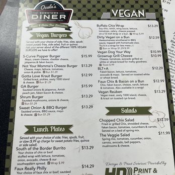 Ocala's Downtown Diner - Menu - Diners Near Me - Ocala, Florida