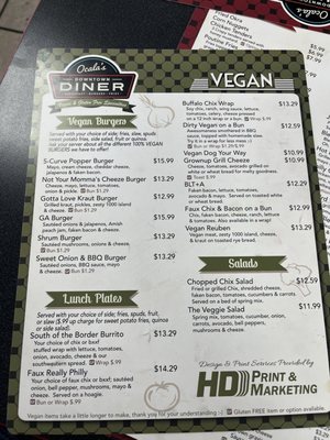 Menu photo 2 Ocala's Downtown Diner Ocala, FL