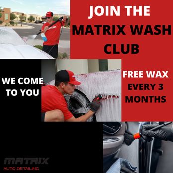Matrix Auto Detailing - Our Premium Wash Club for reoccurring details! - Auto Detailing Near Me