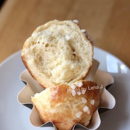 Inside of Brioche Au Sucre ($3.25)