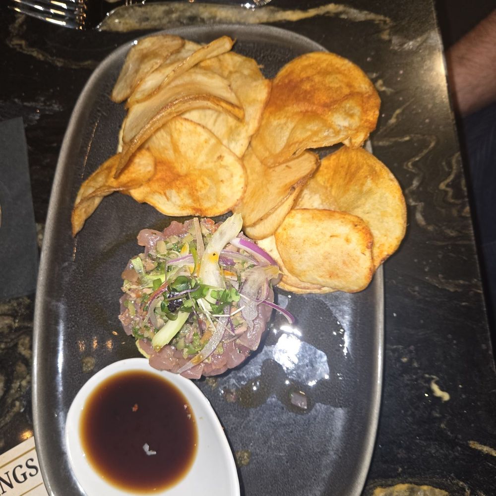 Bravado - Ahi Tuna with House-made Chips and dipping sauce - Tapas/Small Plates Near Me - Covina, California Bravado - Ahi Tuna with House-made Chips and dipping sauce - Tapas/Small Plates Near Me - Covina, California