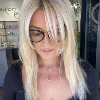 Salon O - Full highlights & curtain bangs - Hair Extensions Near Me - Murrieta, California Salon O - Full highlights & curtain bangs - Hair Extensions Near Me - Murrieta, California