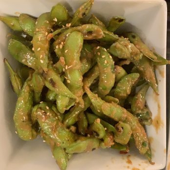 Cliff Dining Pub - Intense edamame (ordered without the bacon) - Sushi Bars Near Me - Draper, Utah Cliff Dining Pub - Intense edamame (ordered without the bacon) - Sushi Bars Near Me - Draper, Utah