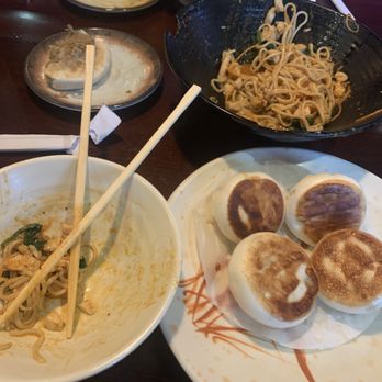 Dumplings Noodles - Sorry for the messy plates, it was so tasty we demolished the food before remembering to take photos haha - Chinese Near Me - Lexington, Kentucky Dumplings Noodles - Sorry for the messy plates, it was so tasty we demolished the food before remembering to take photos haha - Chinese Near Me - Lexington, Kentucky