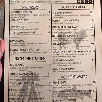 Point 57 - Check out the menu! - Seafood Near Me - Cape Coral, Florida
