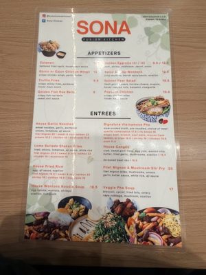 Menu photo 4 Sona Fusion Kitchen Anaheim, CA Menu photo 4 Sona Fusion Kitchen Anaheim, CA