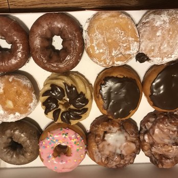 Dunkin' - One dozen. Assorted. Impressed that they had apple fritters - Donuts Near Me - Fremont, California