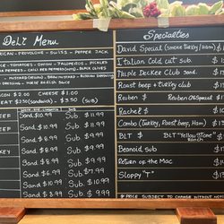 Cedar Grove Store - Updated menu as of 03/12/23
