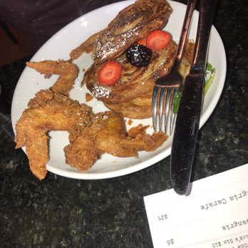 Lucille's - Croissant French Toast with wings - New American Near Me - Houston, Texas Lucille's - Croissant French Toast with wings - New American Near Me - Houston, Texas