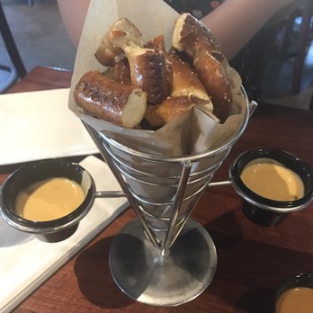 The Brass Tap - These pretzel bites are awesome! They are served with beer cheese. Try them with the chipotle mustard they make. - Beer Bar Near Me - Vacaville, California The Brass Tap - These pretzel bites are awesome! They are served with beer cheese. Try them with the chipotle mustard they make. - Beer Bar Near Me - Vacaville, California