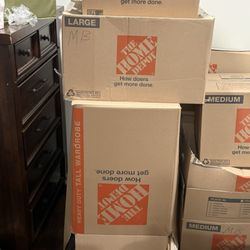 New Beginning's Moving & Hauling - Broken upside down box none had labels