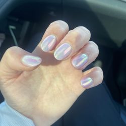 KA Nails & Spa - Chrome dip nails