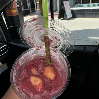 Pure Green - $19 chunky unblended coconut cherry cloud smoothie :( - Juice Bars & Smoothies Near Me - Chicago, Illinois Pure Green - $19 chunky unblended coconut cherry cloud smoothie :( - Juice Bars & Smoothies Near Me - Chicago, Illinois