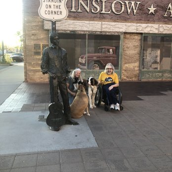 Standin' on the Corner Park - Sitting on the corner in Winslow, Arizona with Diane, Rainbow, Luke & Bernadette! - Landmarks & Historical Buildings Near Me - Winslow, Arizona Standin' on the Corner Park - Sitting on the corner in Winslow, Arizona with Diane, Rainbow, Luke & Bernadette! - Landmarks & Historical Buildings Near Me - Winslow, Arizona