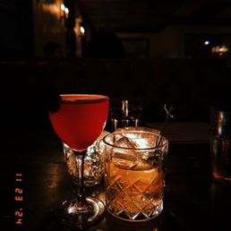 BlackBerry cocktail x Manhattan