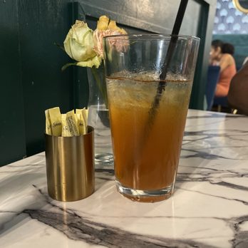Breakfast At Barneys - Peach basil tea no refills $4.50 - Breakfast & Brunch Near Me - Atlanta, Georgia