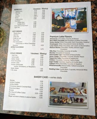 Menu photo 2 The Coffee Shop Milford, IA Menu photo 2 The Coffee Shop Milford, IA