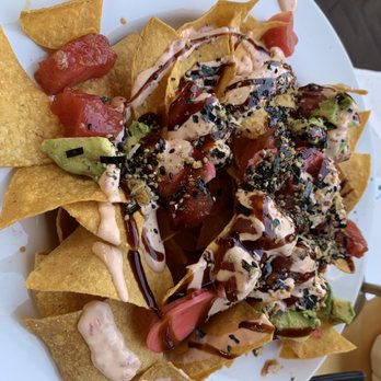 Down the Hatch Maui - Ahí nachos - Seafood Near Me - Lahaina, Hawaii Down the Hatch Maui - Ahí nachos - Seafood Near Me - Lahaina, Hawaii