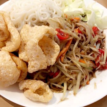 Sap Sap Lao Cafe - Papaya Salad with noodles on the side - Laotian Near Me - Pinellas Park, Florida Sap Sap Lao Cafe - Papaya Salad with noodles on the side - Laotian Near Me - Pinellas Park, Florida