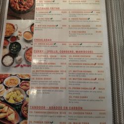 Indian Desi Tadka - Menu page 1
