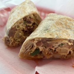 Grab N Go Tacos - Woodforest - Breakfast burrito with bacon and chorizo