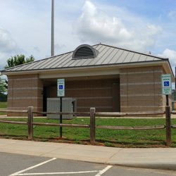 Elon Recreation Center - One of the bathroom buildings at Elon Park in Charlotte