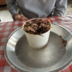 Brisket on Mac n cheese