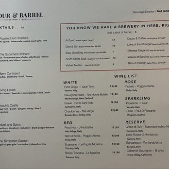 Flour & Barrel - Menu - Tapas/Small Plates Near Me - Raleigh, North Carolina