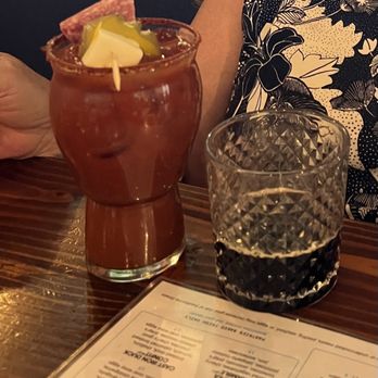Prep & Pastry on Grant - House Bloody Mary comes with a sidekick of beer - Breakfast & Brunch Near Me - Tucson, Arizona Prep & Pastry on Grant - House Bloody Mary comes with a sidekick of beer - Breakfast & Brunch Near Me - Tucson, Arizona