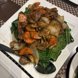 Royal Garden Restaurant - 芥兰牛肉 beef with Chinese broccoli