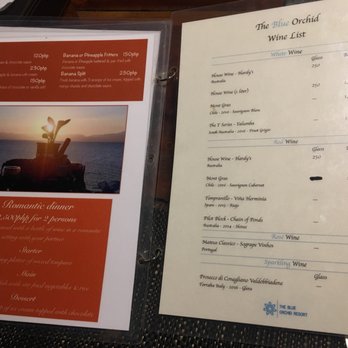 The Blue Orchid - Menu - Hotels Near Me - Moalboal, CEB