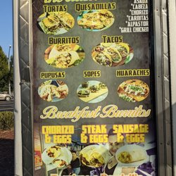 La Morenita Michoacana - Menu