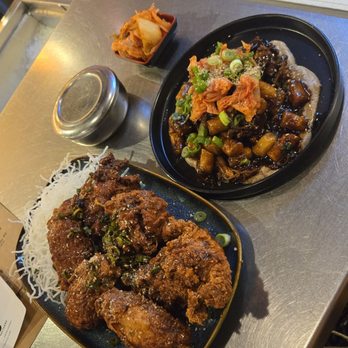 Ruby Doos - Da Wangs, Gnocch Bokki, rice, kimchi - Korean Near Me - Worcester, Massachusetts