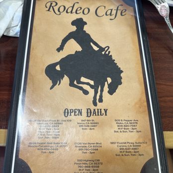 Rodeo Cafe - The menu - Breakfast & Brunch Near Me - Corona, California Rodeo Cafe - The menu - Breakfast & Brunch Near Me - Corona, California