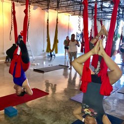 Flying Colors Aerial Yoga - What a being a bat feels like