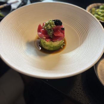 Joyce's Sushi - Yellow fin tower., on the chef special menu. It was amazing!! The flavors and presentation were perfect. - Japanese Near Me - Rancho Mirage, California