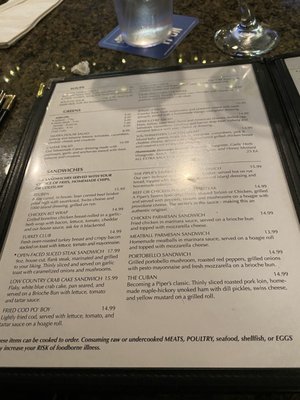 Menu photo 5 The Piper's Tavern Raleigh, NC Menu photo 5 The Piper's Tavern Raleigh, NC
