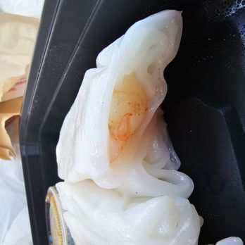 Joyful Dimsum Bistro - Inside of the Shrimp Rice Noodle Roll - Dim Sum Near Me - Fremont, California Joyful Dimsum Bistro - Inside of the Shrimp Rice Noodle Roll - Dim Sum Near Me - Fremont, California