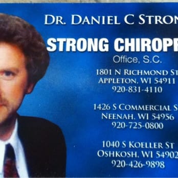 Strong Chiropractic Offices - Dr. Strong! Strong on Health! - Chiropractors Near Me - Appleton, Wisconsin