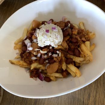 Chef Tanya's Kitchen - Bowl of Chili Crack Cheese Fries - Vegan Near Me - Palm Desert, California Chef Tanya's Kitchen - Bowl of Chili Crack Cheese Fries - Vegan Near Me - Palm Desert, California