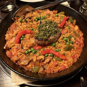 Miro Spanish Grille - Carne Paella - Steakhouses Near Me - Charlotte, North Carolina