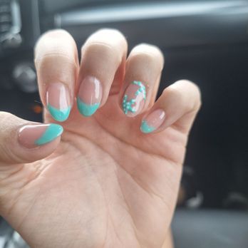 Angel Nails Spa - These are the super cute nails I got. I absolutely love them, and they are such good quality! 100% coming back! - Day Spas Near Me - Cedar Park, Texas