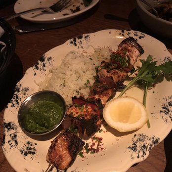 Aba - Salmon kebab - Mediterranean Near Me - Chicago, Illinois