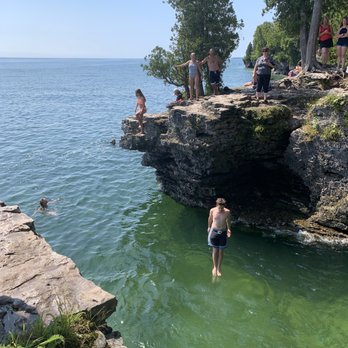 Door County Kayak Tours - Fun stop for some cliff jumping with great natural views - Tours Near Me - Jacksonport, Wisconsin