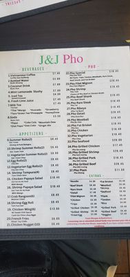 Menu photo 2 J&J Pho Elkton, MD