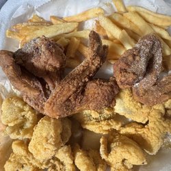JJ Fish &Chicken - Catfish nuggets and dry chicken